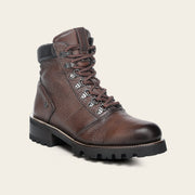 Botín urbano en piel genuina de venado italiano para caballero Botas y Botines 