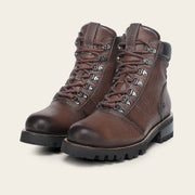 Botín urbano en piel genuina de venado italiano para caballero Botas y Botines 