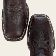 Bota rodeo en piel genuina de panza de avestruz para caballero Botas y Botines 