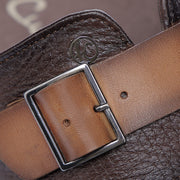 Sandalia en piel genuina de venado para caballero Sandalia 