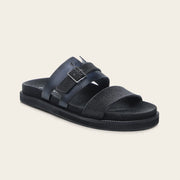 Sandalia en piel genuina de mantarraya para caballero Sandalia 