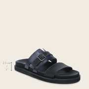 Sandalia en piel genuina de mantarraya para caballero Sandalia 