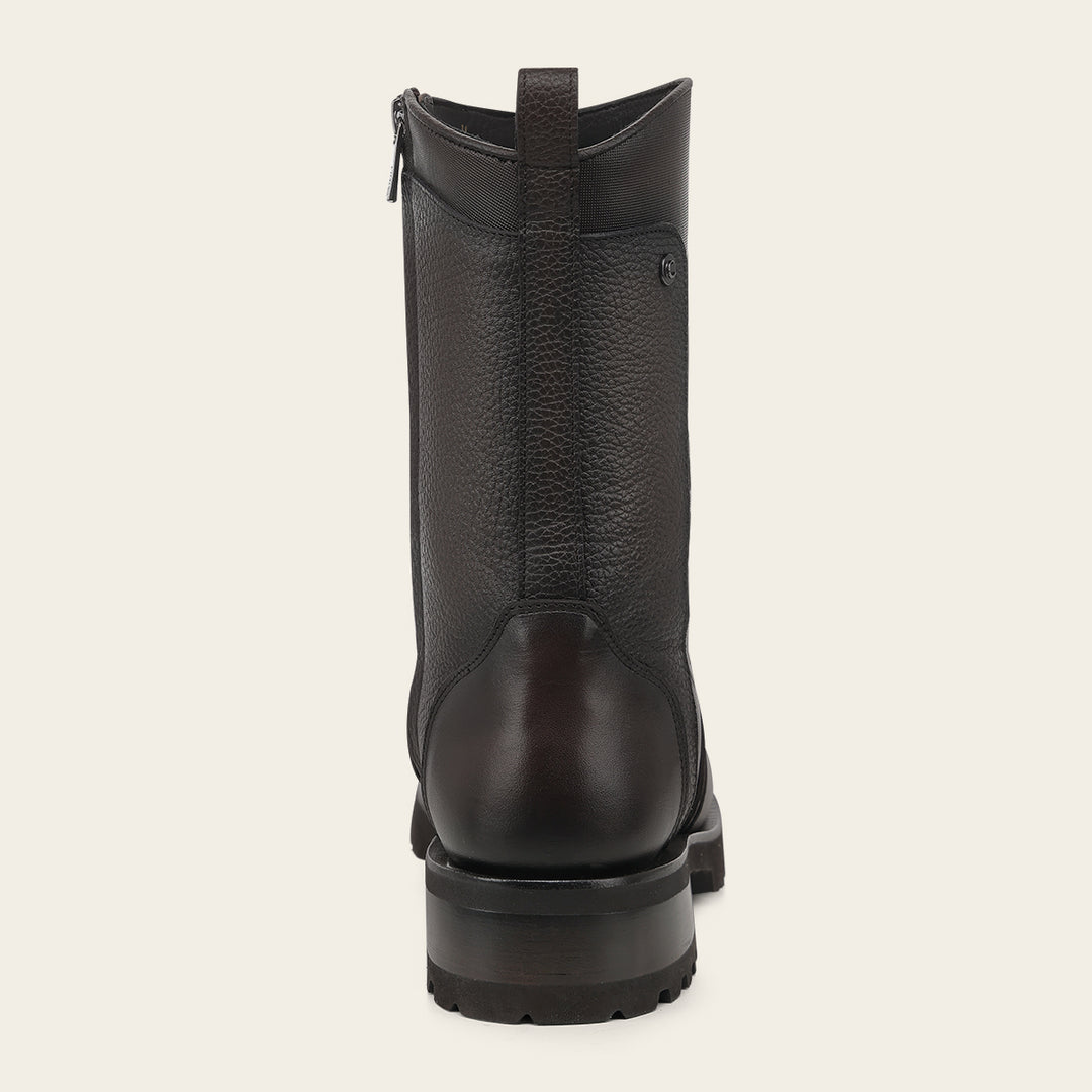Bota urbana en piel genuina de bovino para caballero
