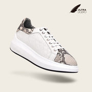 Tenis en piel genuina de pitón para dama Tenis 