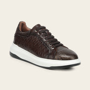 Tenis en piel genuina de pitón para dama