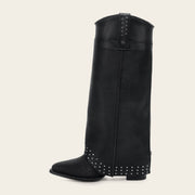 Bota casual en piel genuina de mantarraya para dama Botas y Botines 