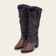 Bota tradicional en piel genuina para dama Botas y Botines 