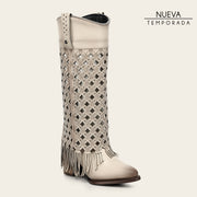 Bota casual en piel genuina para dama