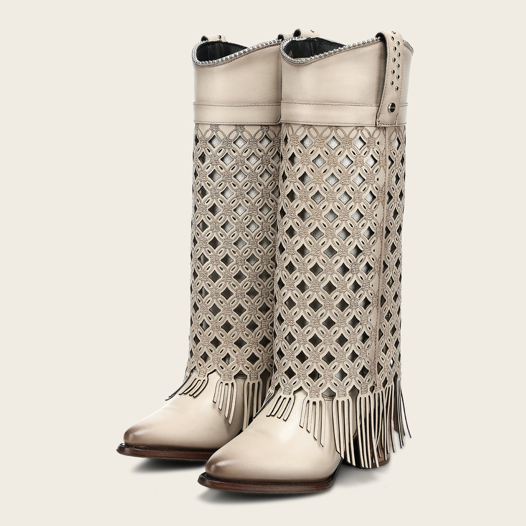 Bota casual en piel genuina para dama