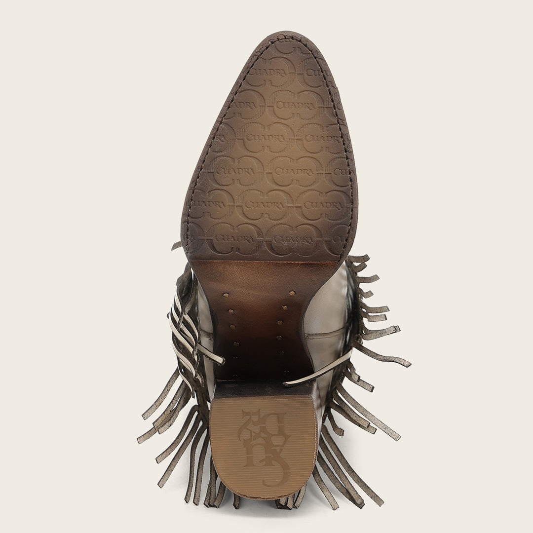 Bota casual en piel genuina para dama