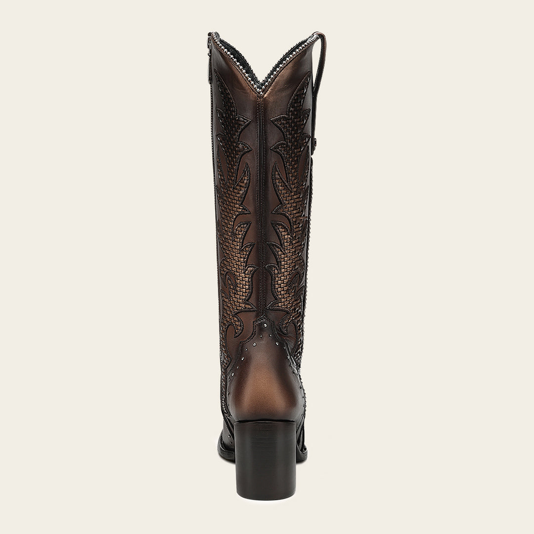 Bota tradicional en piel genuina para dama