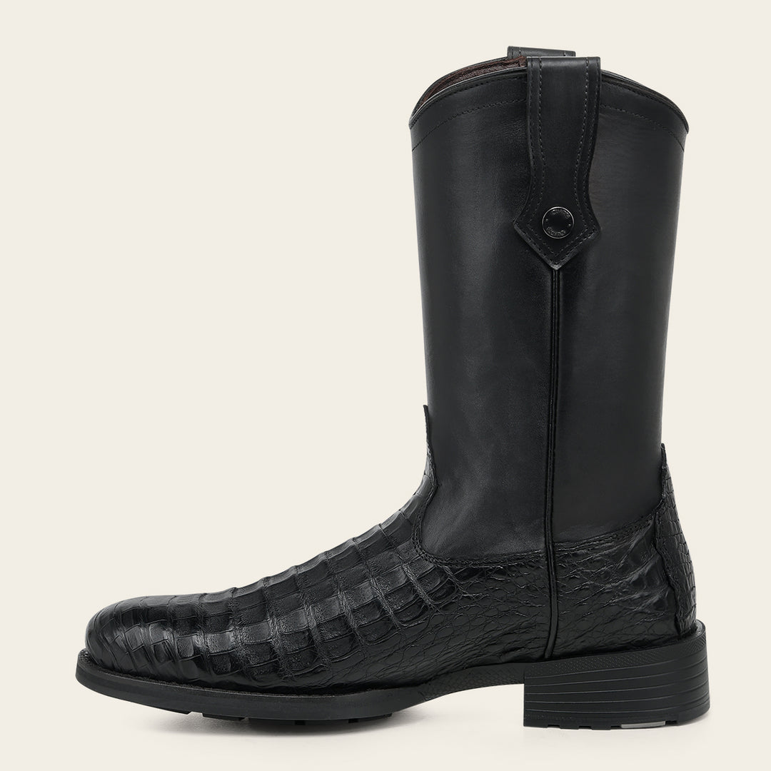 Bota roper en piel genuina de fuscus para caballero