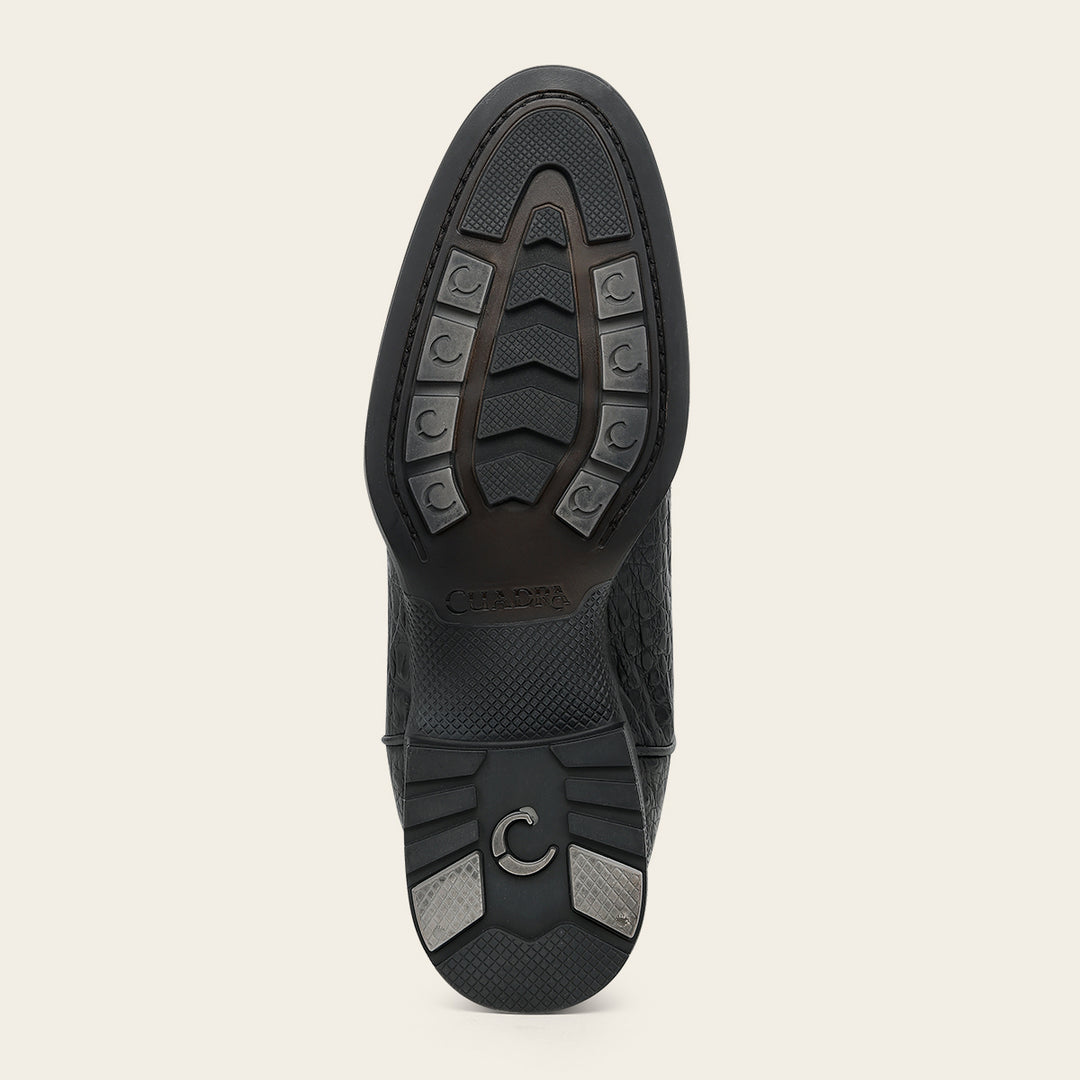 Bota roper en piel genuina de fuscus para caballero