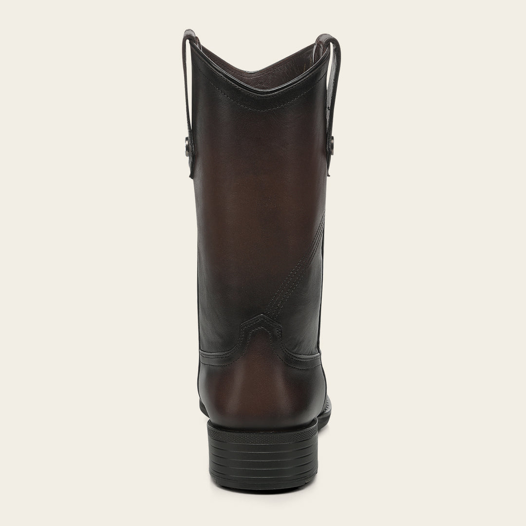 Bota roper en piel genuina para caballero