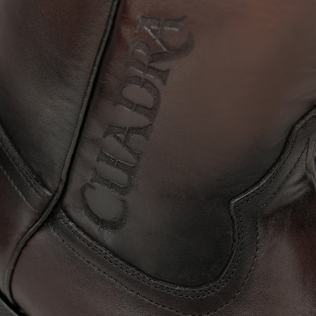 Bota roper en piel genuina para caballero