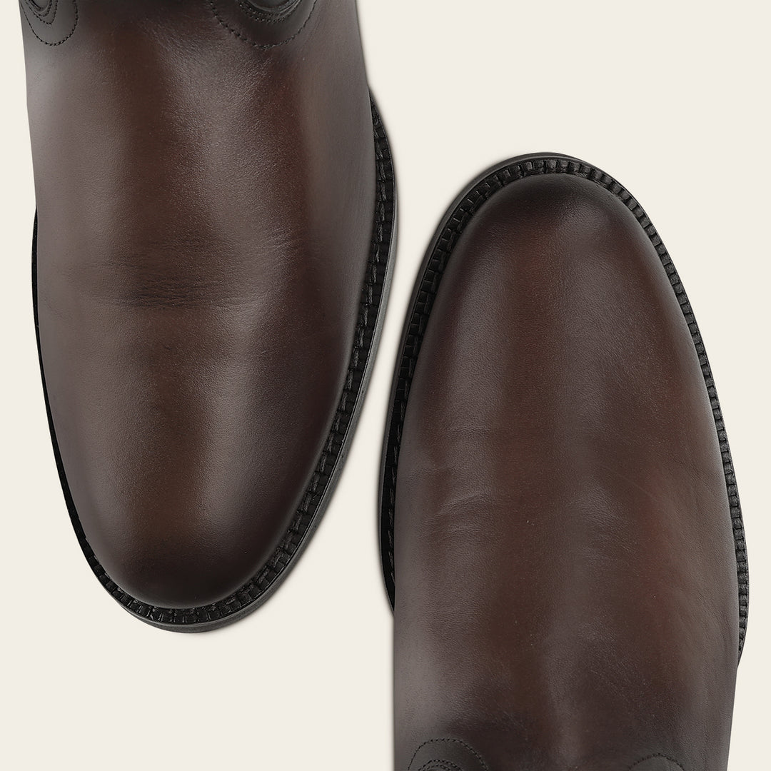 Bota roper en piel genuina para caballero
