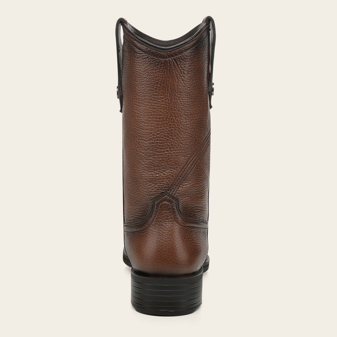 Bota roper en piel genuina de venado para caballero