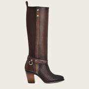 Bota alta en piel genuina Botas y Botines 