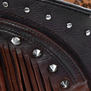 Botín en Piel Genuina de Pitón Botas y Botines 