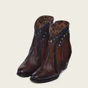 Botín en Piel Genuina de Pitón Botas y Botines 