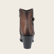 Botín casual en piel genuina para dama Botas y Botines 