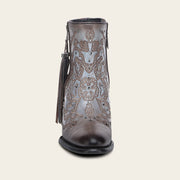 Botín casual en piel genuina para dama Botas y Botines 