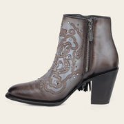 Botín casual en piel genuina para dama Botas y Botines 