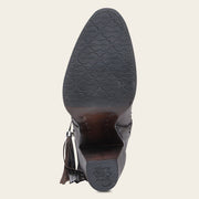 Botín casual en piel genuina para dama Botas y Botines 