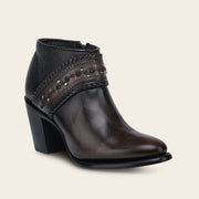 Botín en piel genuina para dama Botas y Botines 