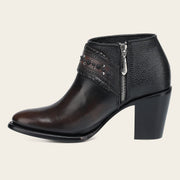 Botín en piel genuina para dama Botas y Botines 