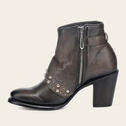 Botín casual en piel genuina de cordero para dama Botas y Botines 