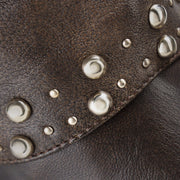 Botín casual en piel genuina de cordero para dama Botas y Botines 