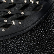 Botín casual en piel genuina de mantarraya para dama Botas y Botines 