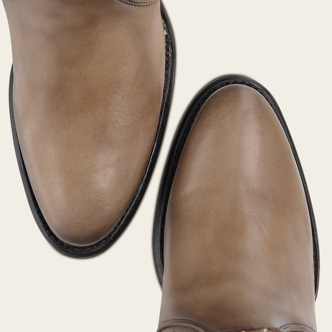 Bota casual en piel genuina para dama Botas y Botines 