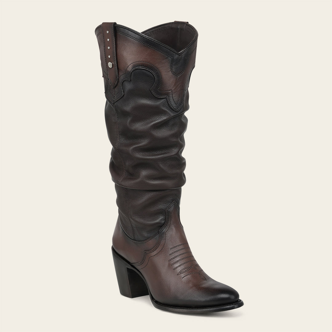 Bota Vaquera en piel genuina de bovino para dama
