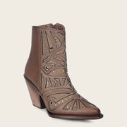 Botín casual en piel genuina para dama Botas y Botines 