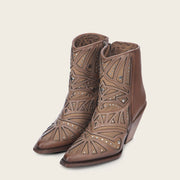 Botín casual en piel genuina para dama Botas y Botines 