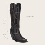 Bota casual en piel genuina para dama Botas y Botines 