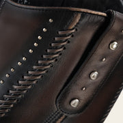 Bota casual en piel genuina para dama Botas y Botines 