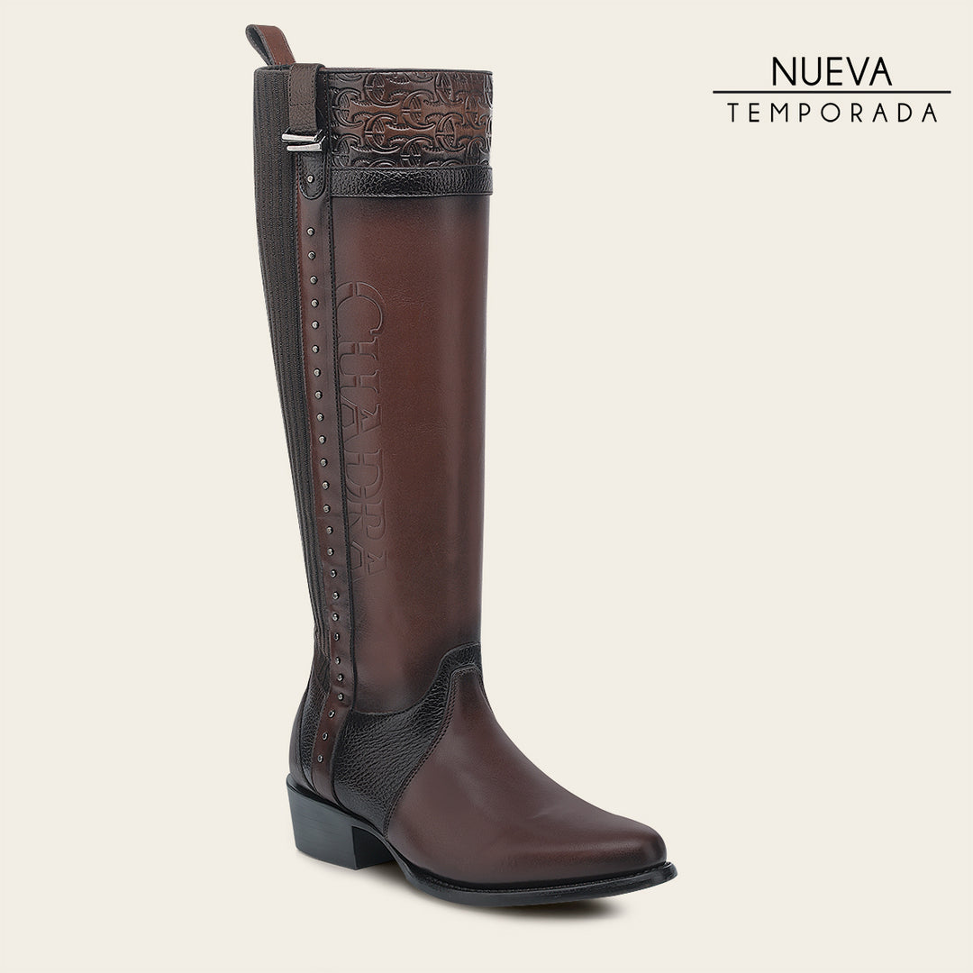 Bota Casual en piel genuina de bovino para dama
