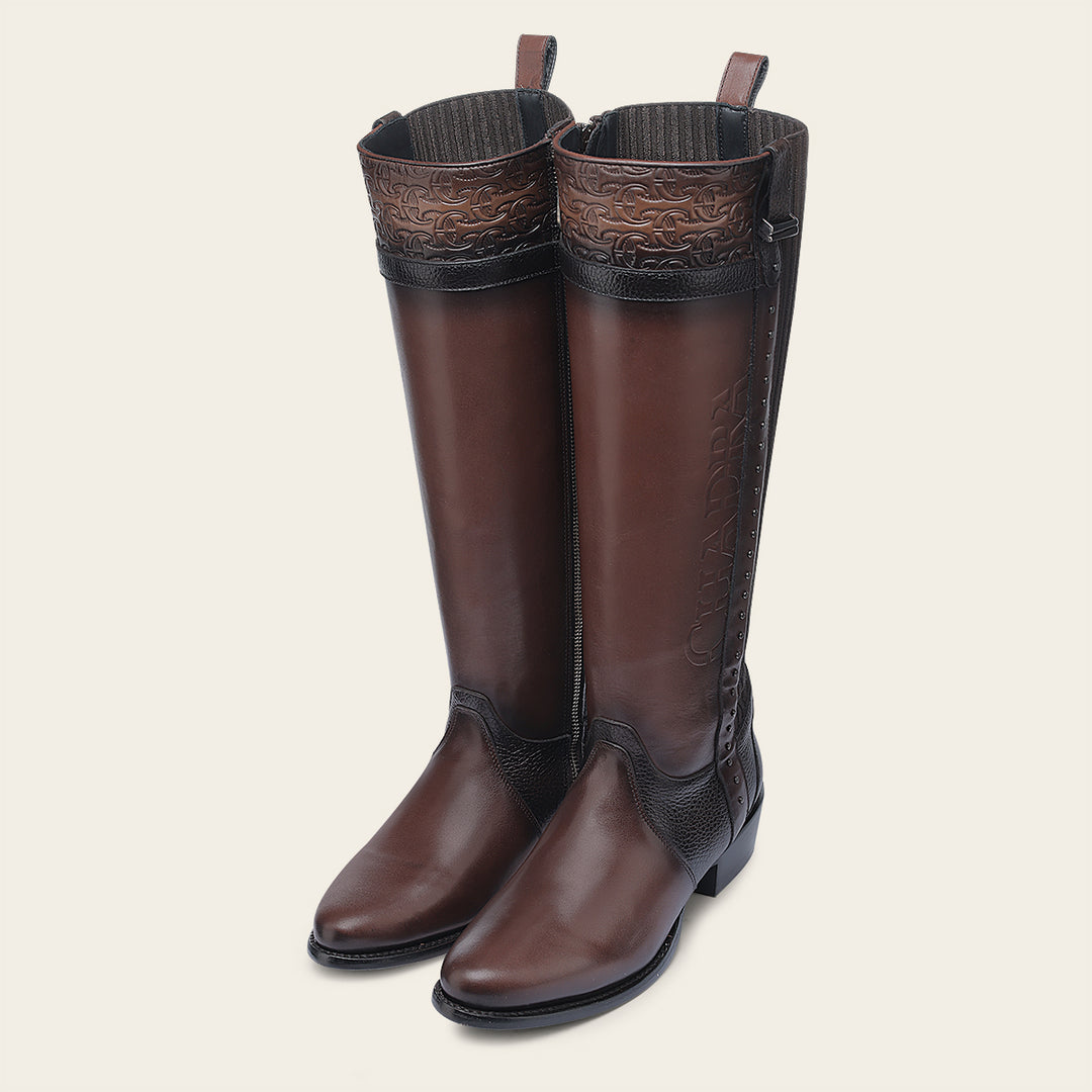 Bota Casual en piel genuina de bovino para dama