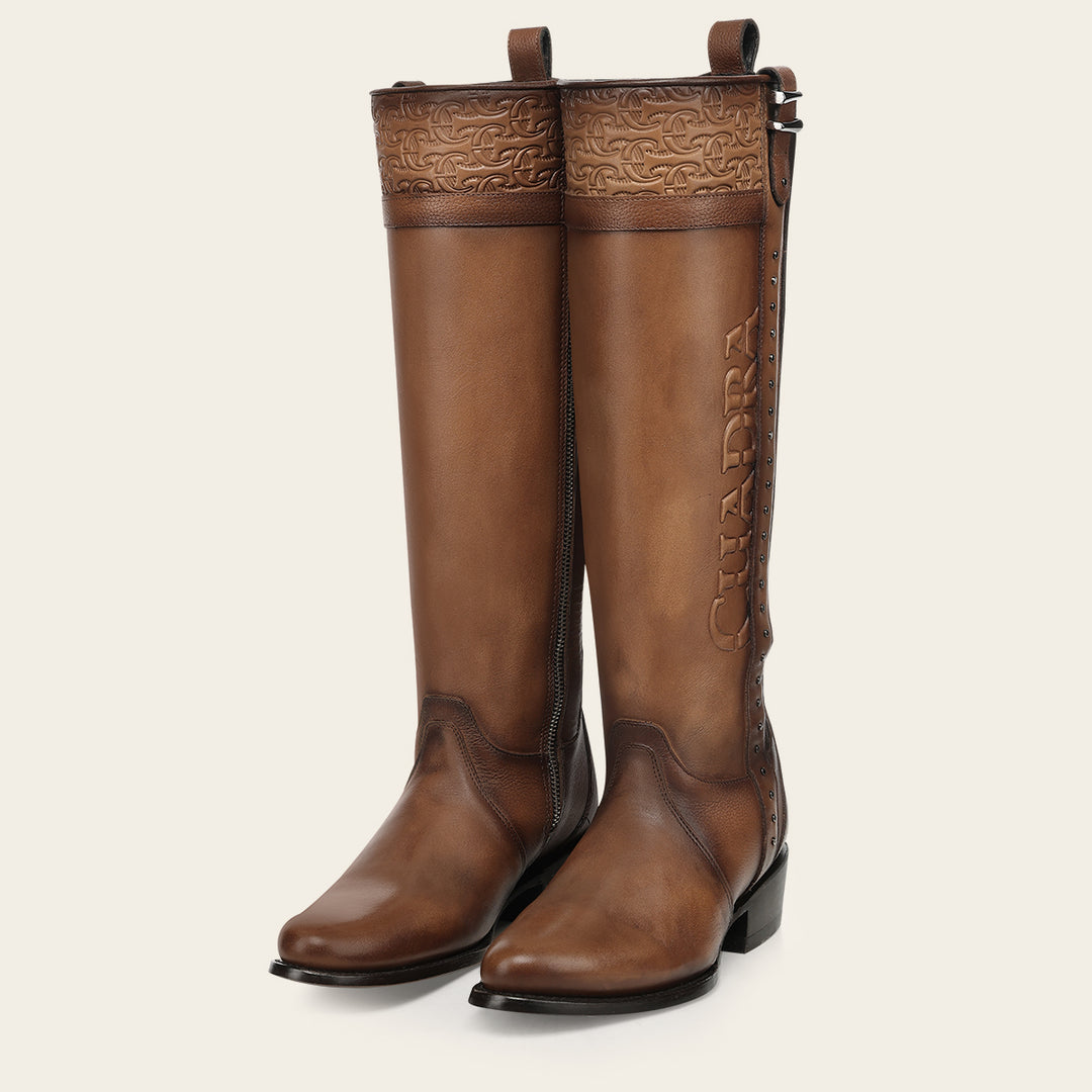 Bota Casual en piel genuina de bovino para dama