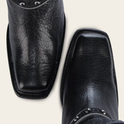 Botín biker en piel genuina para dama Botas y Botines 