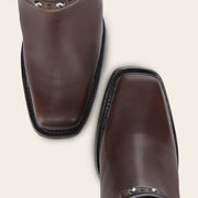 Botín biker en piel genuina para dama Botas y Botines 