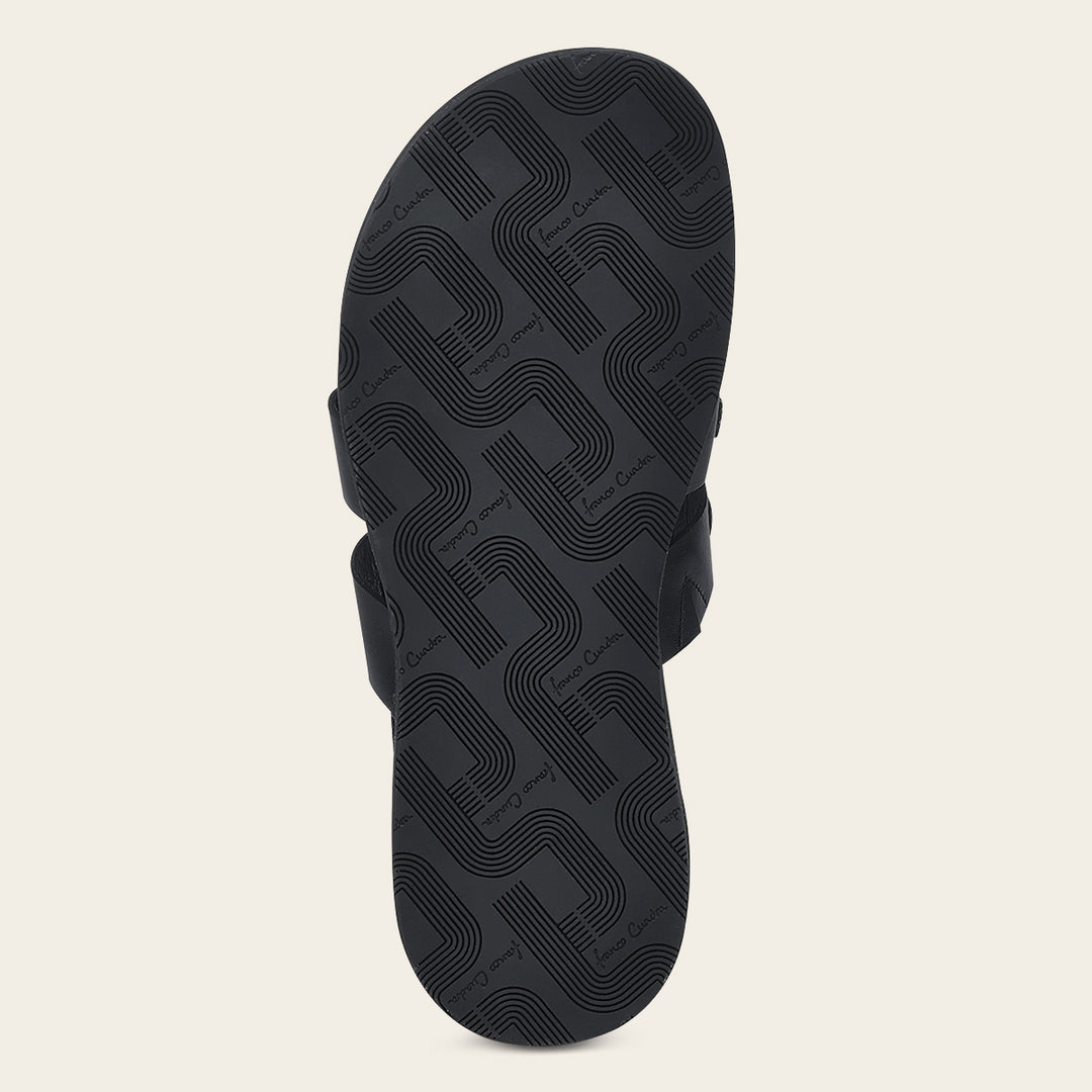 Sandalia en piel genuina de mantarraya para dama