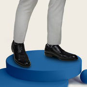 Zapato de vestir en piel genuina de mantarraya Zapatos 