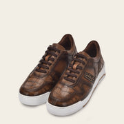 Tenis en piel genuina de cocodrilo para caballero Tenis 