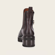 Botín casual en piel genuina de moreleti para dama Botas y Botines 