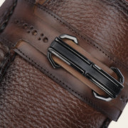 Driver en piel genuina de venado para caballero Zapatos 