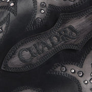 Bota biker en piel genuina para dama Botas y Botines 